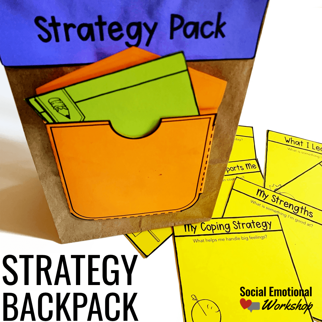 counseling termination activities: strategy backpack | social emotional workshop