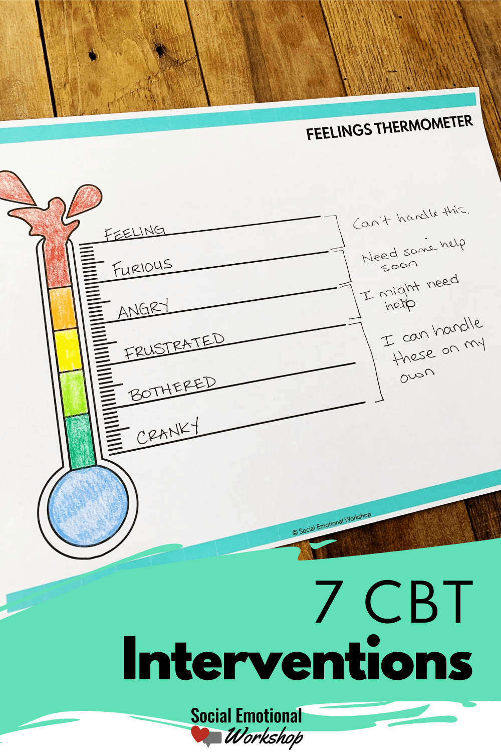 7 CBT Activities You Can Use in School Counseling | Social Emotional ...