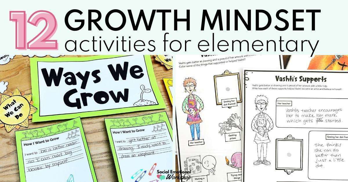 Foster Resilience with Growth Mindset Activities | Social Emotional ...