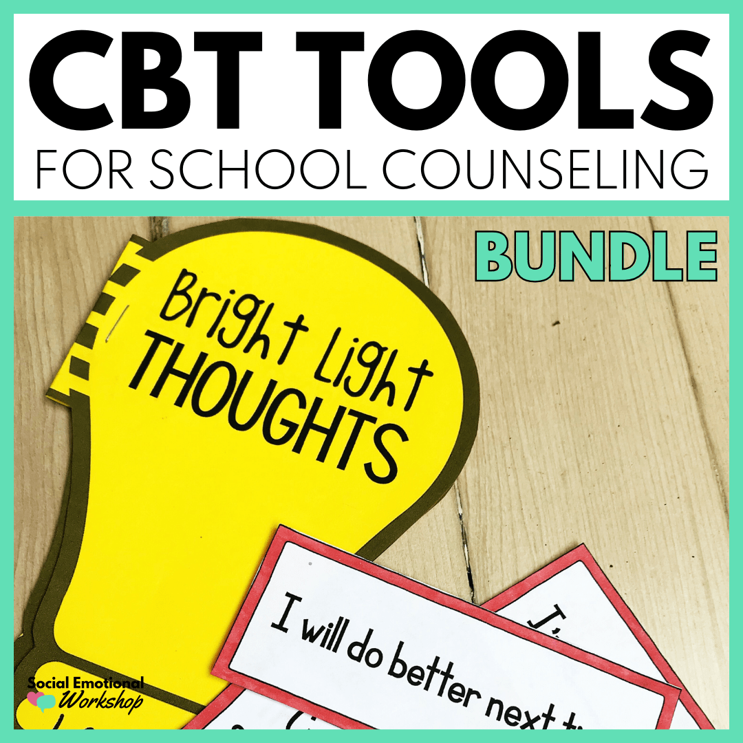 cbt counseling bundle | social emotional workshop