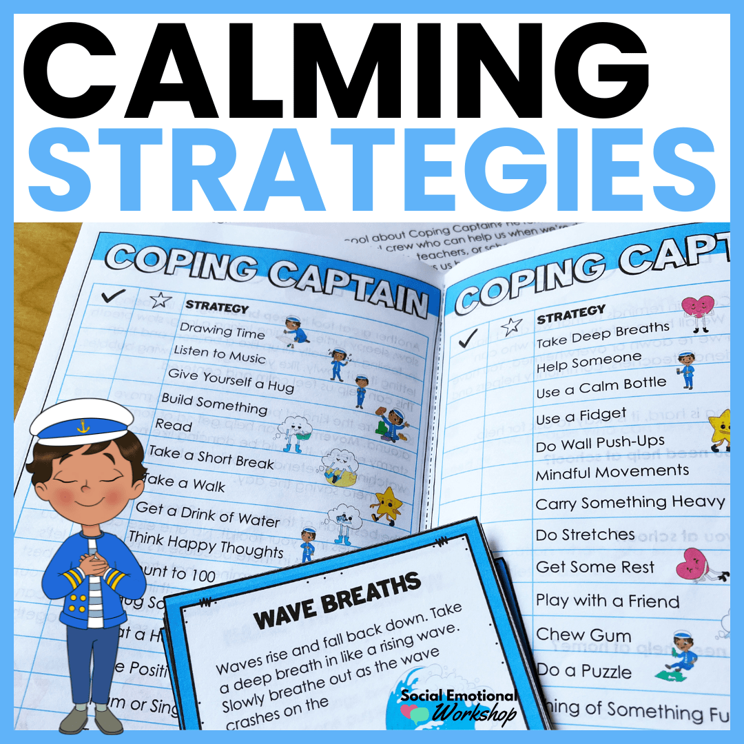 coping captain freebie  | social emotional workshop