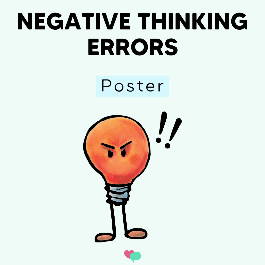 Negative Thinking Errors Poster