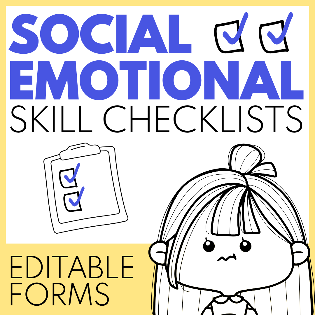 sel checklists cover | social emotional workshop