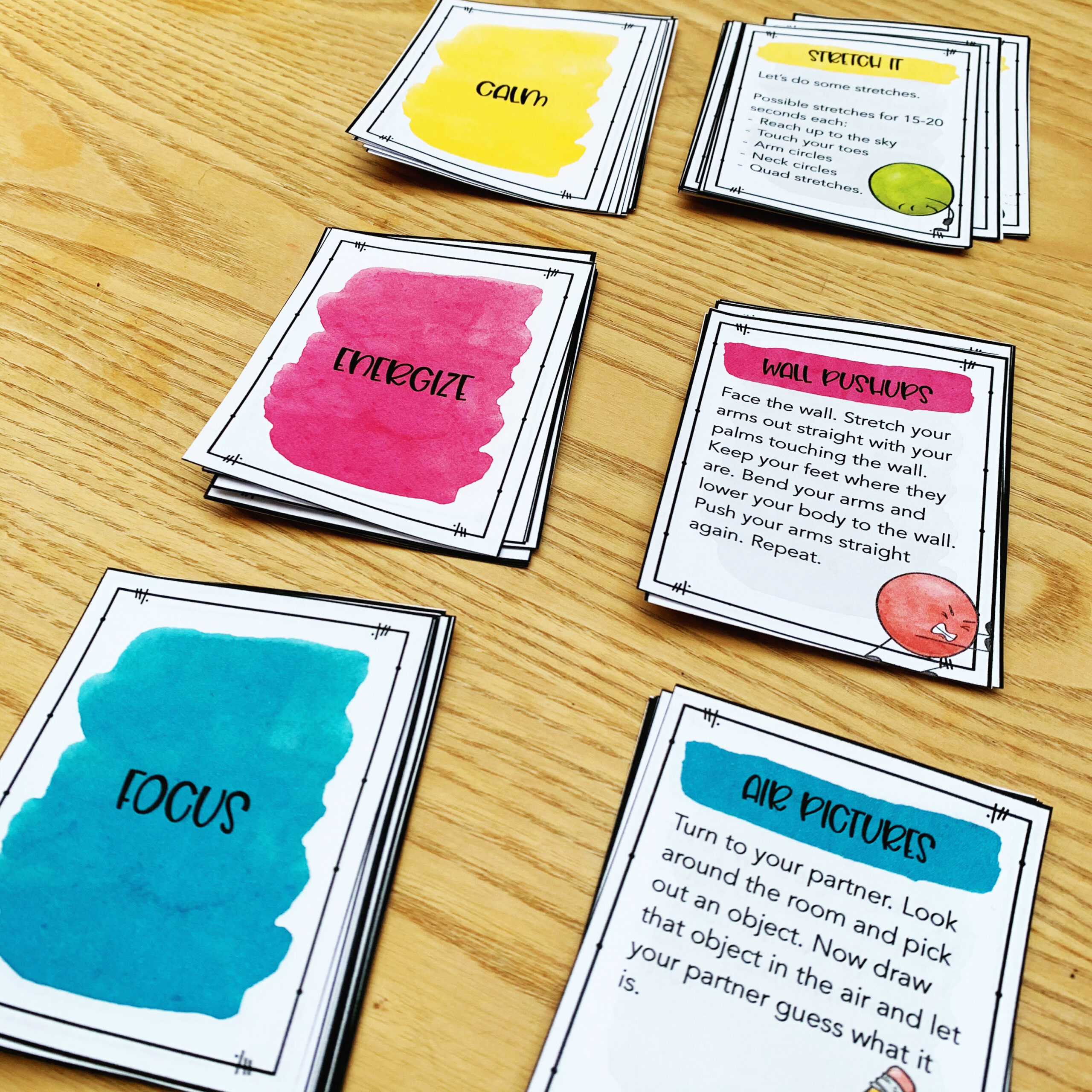 brain break cards | social emotional workshop